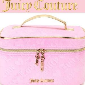 Juicy Couture Loe Juicy Velour Cosmetic Traincase
